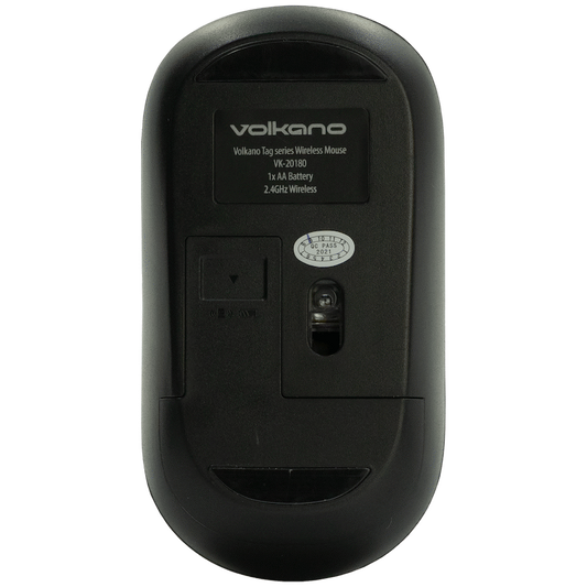 Volkano Tag Series 2.4G Wireless Optical Mouse - USB/Type-C - Geo