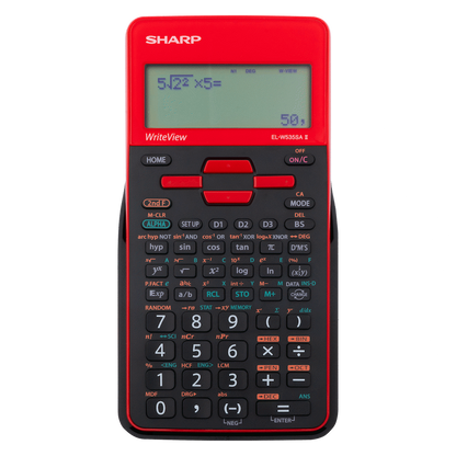 Sharp EL-W535SAII Red Scientific Calculator