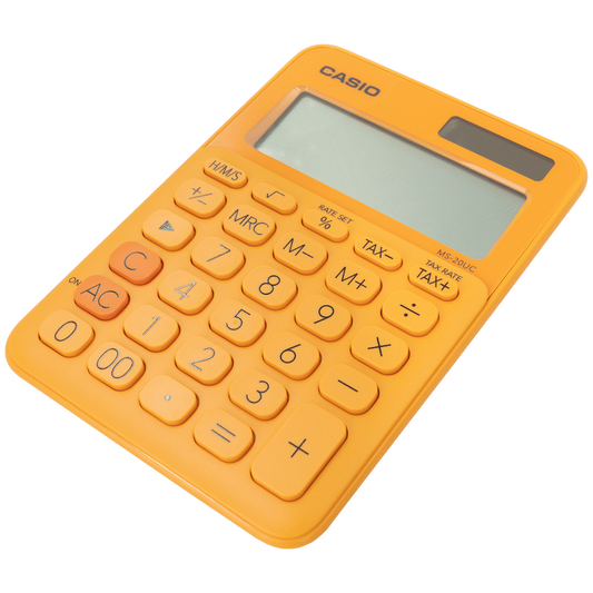 Casio MS-20UC - Desktop Calculator 12-Digit - Orange