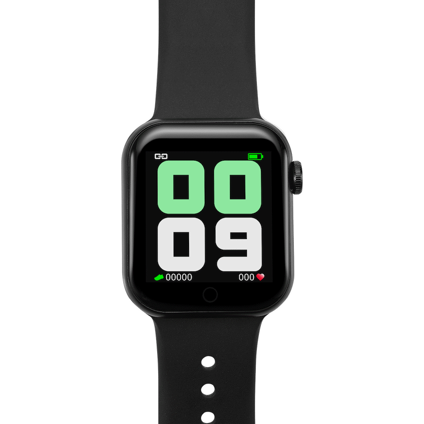 Rocka Trim Series Fitness Watch - Square - Black