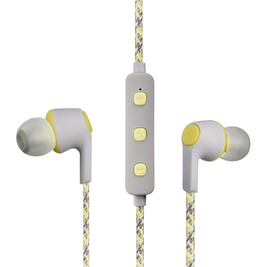 Volkano Moda - Nylon Bluetooth Earphones with Carry Case - YL