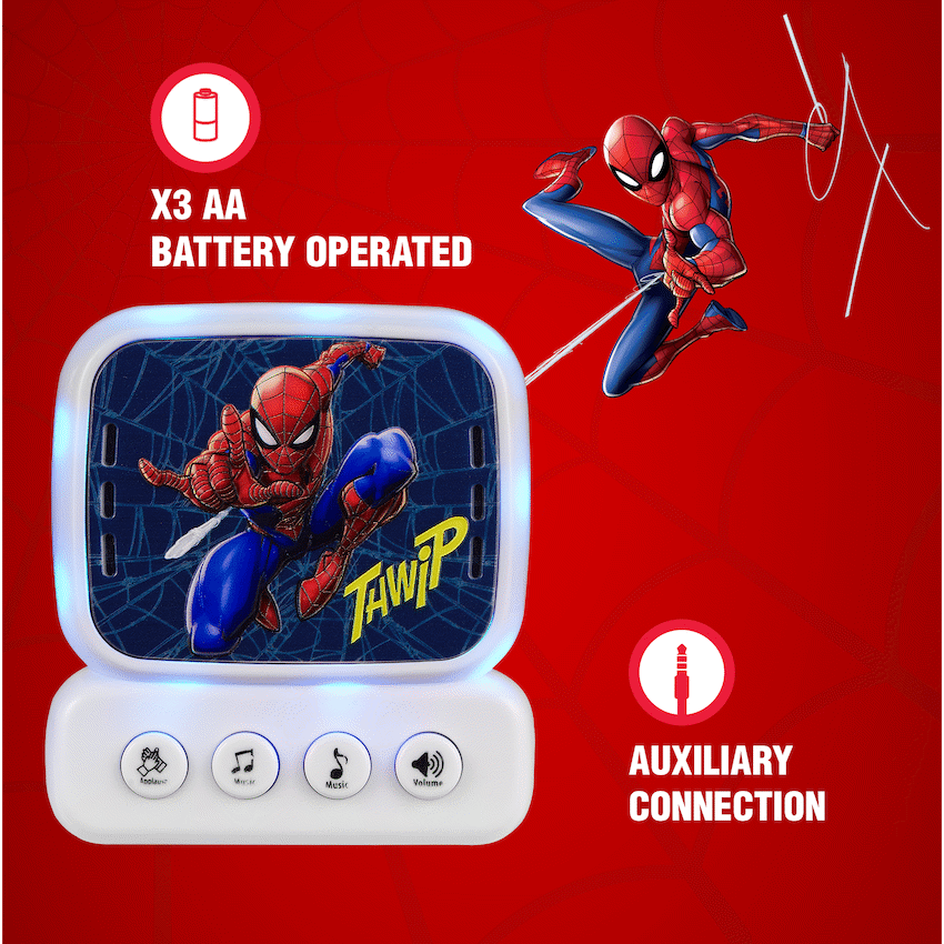 Marvel Spider-Man Mini Karaoke Machine With Belt Hook