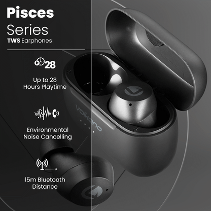 Volkano Pisces 2.0 Series TWS Earphones - Black
