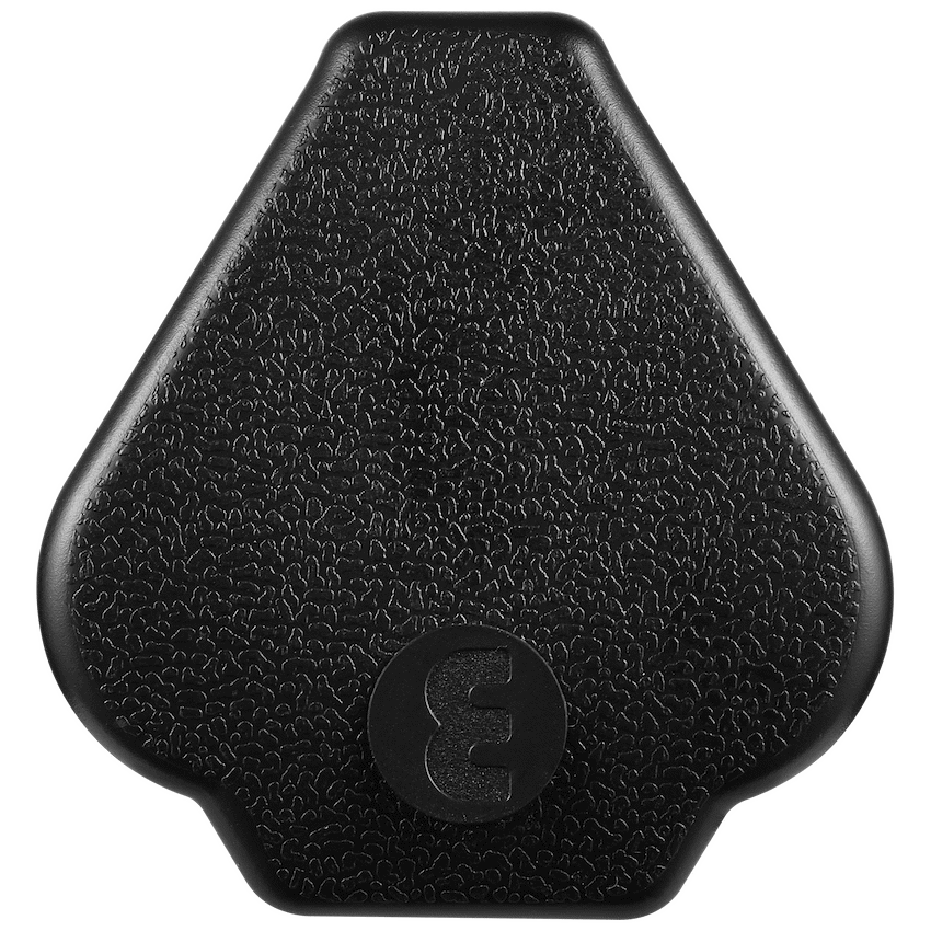 Ellies 16a Heavy-Duty Rubber Screw-on Plug Top - Black