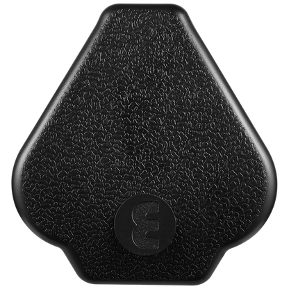 Ellies 16a Heavy-Duty Rubber Screw-on Plug Top - Black