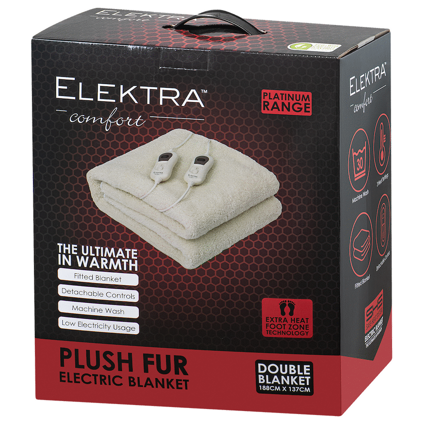 Elektra E/CMFRT Electric Blanket Double (A/FUR)