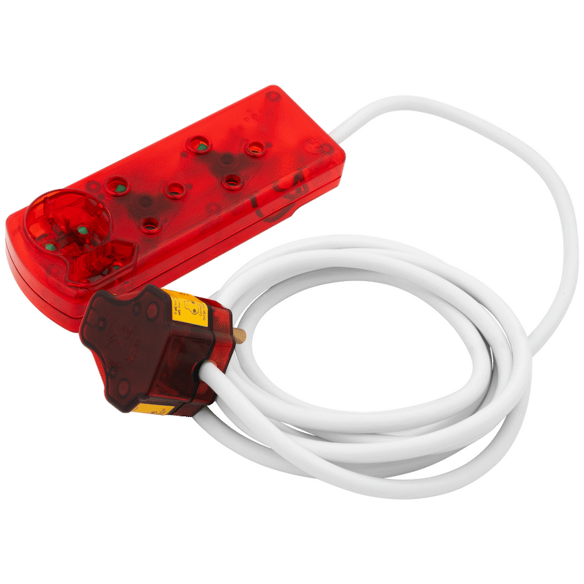 Ellies 4 Way High Surge Extension Lead - 3M