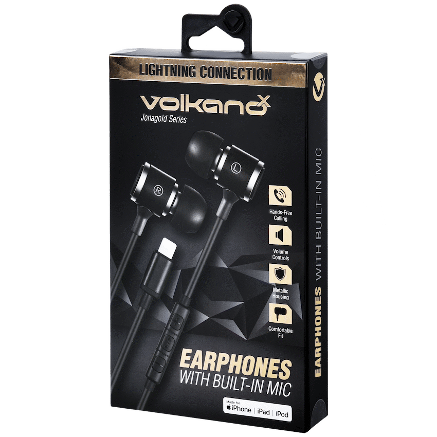 VolkanoX Jonagold Series MFI Lightning Earphones