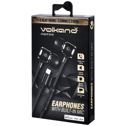 VolkanoX Jonagold Series MFI Lightning Earphones
