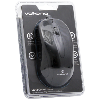 Volkano Earth Series Wired Mouse