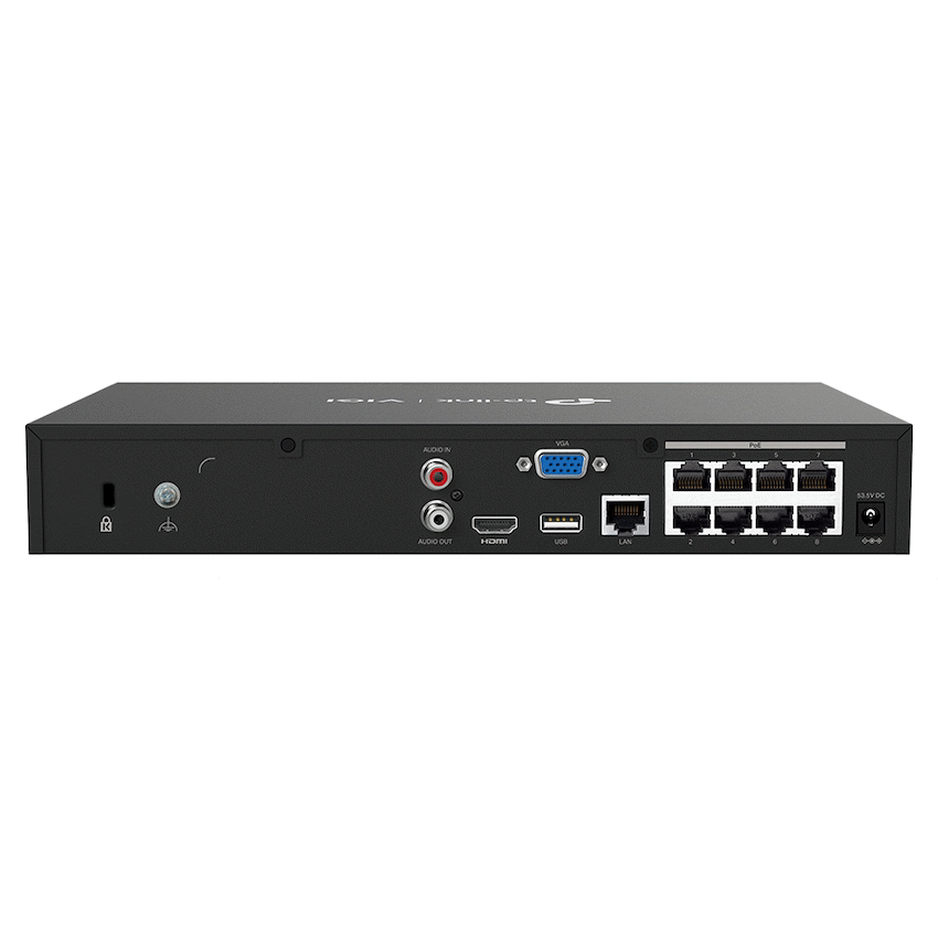 TP-Link Vigi NVR1008H-8P 8-Channel PoE+ Network Video Recorder