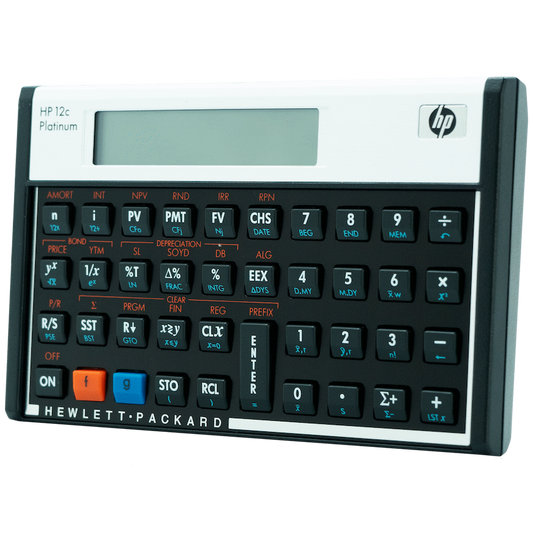 HP 12C Platinum Financial Calculator (Algebraic or RPN)