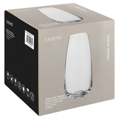 Legend Classique Tumbler 550ml - 4pc set ( Order in Qty of 4)