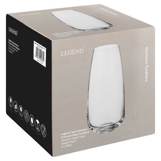 Legend Classique Tumbler 550ml - 4pc set ( Order in Qty of 4)