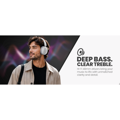 Volkano Lexi Bluetooth Headphone with ANC - Grey