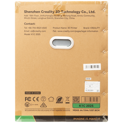 Creality K1-C 3D Printer 220x220x250 with CFS Integration
