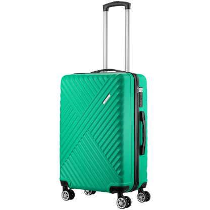 Travelwize Astra ABS 67cm 4-Wheels Spinner Luggage - Jade