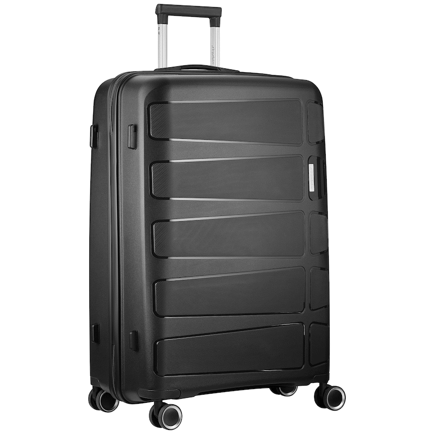Travelwize Tourer PP 75cm 4-wheel Spinner Luggage Black