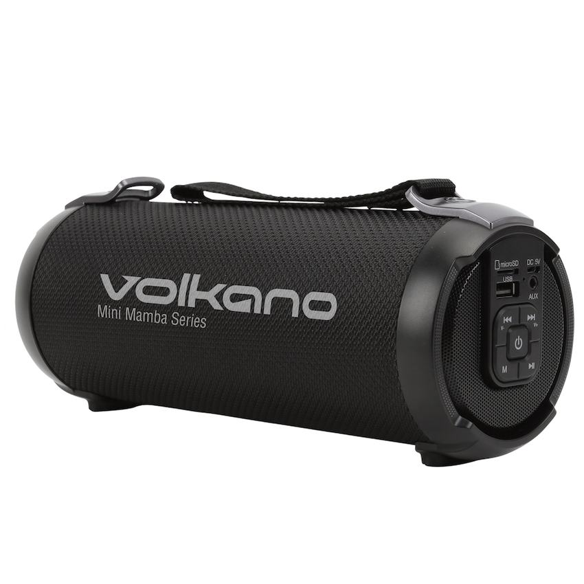 Volkano Mini Mamba Series Bluetooth Speaker - Black