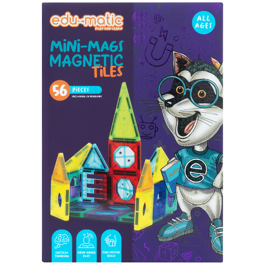 56 Magnetic Tiles, Windows and Stickers