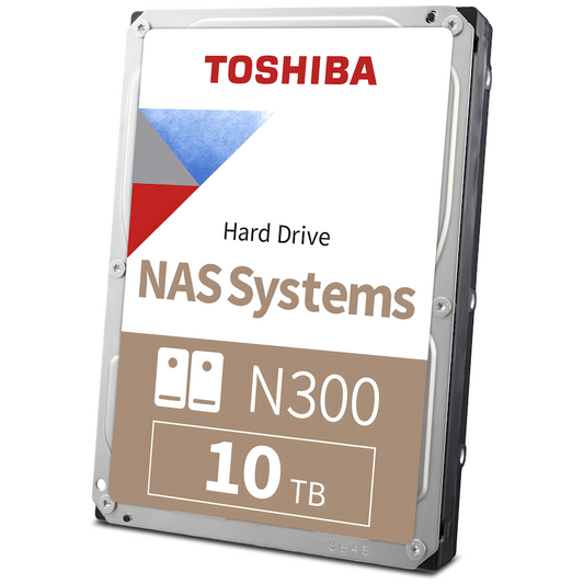 Toshiba N300 NAS Hard Drive 10TB SATA III (512MB/7200RPM)