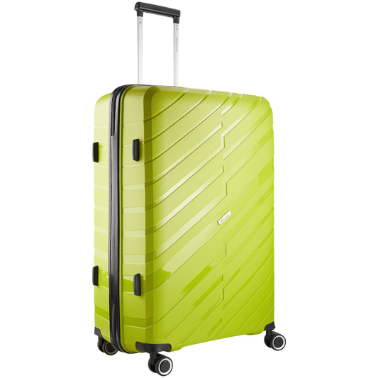Travelwize Java PP 4-Wheel Spinner 75cm Luggage - Lime