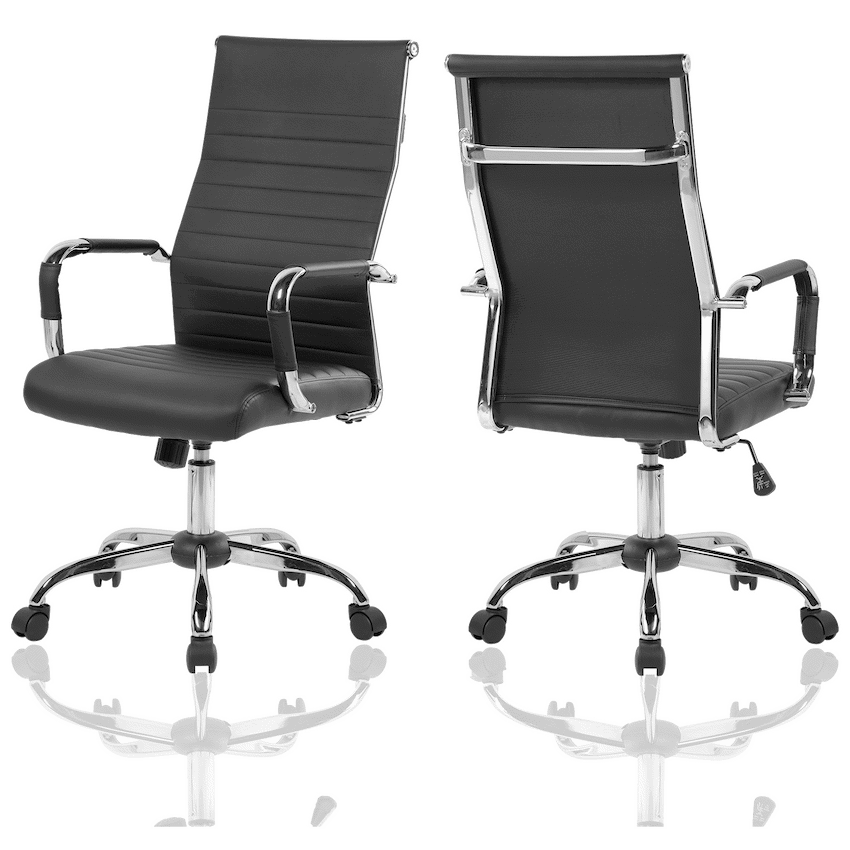 Everfurn Jupiter High Back Office Chair with Padded Seat