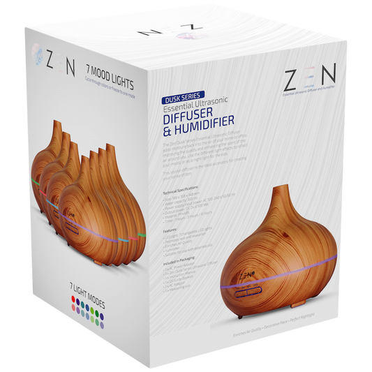 ZEN Dusk series Ultrasonic Diffuser - Light Wood