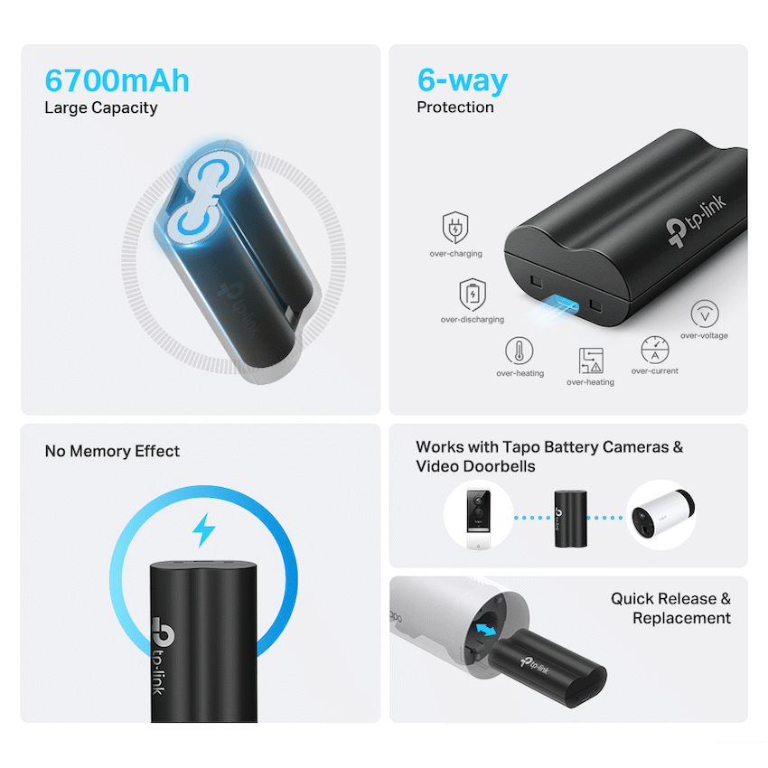 TP-Link Tapo A100 6700mah Battery Pack