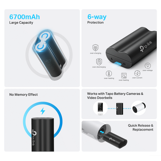 TP-Link Tapo A100 6700mah Battery Pack