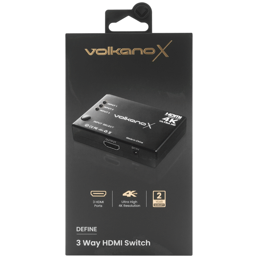 VolkanoX Define Series HDMI Switch 3-Way