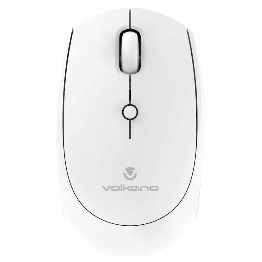 Volkano Talc Wireless Mouse - White