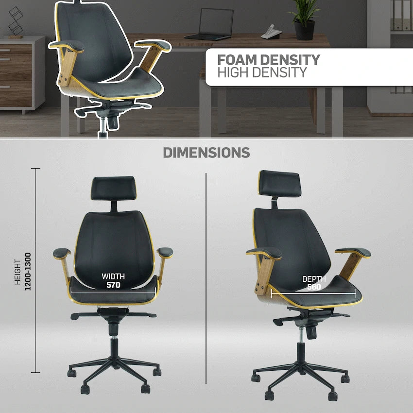 Everfurn Cleo High Back Office Chair