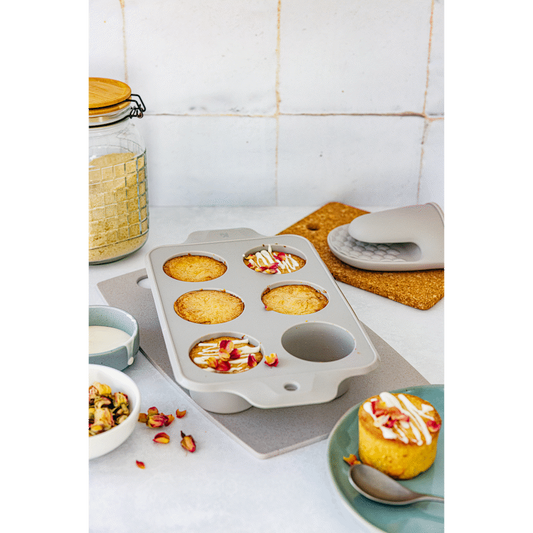 Kitchen Inspire 6 Cup Muffin Pan ( Order in Qty of 6)
