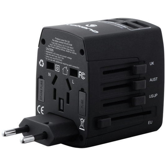 Volkano Worldwide Series travel adaptor plug with 4 USB charge ports