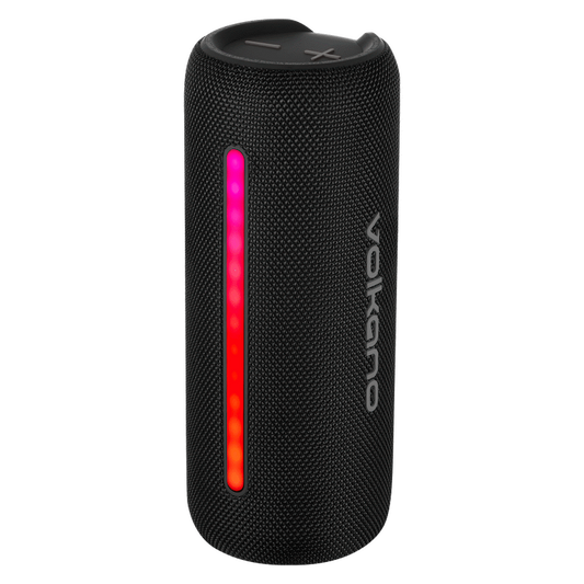 Volkano Rave Series Portable Bluetooth Speaker  - Black with grey buttons