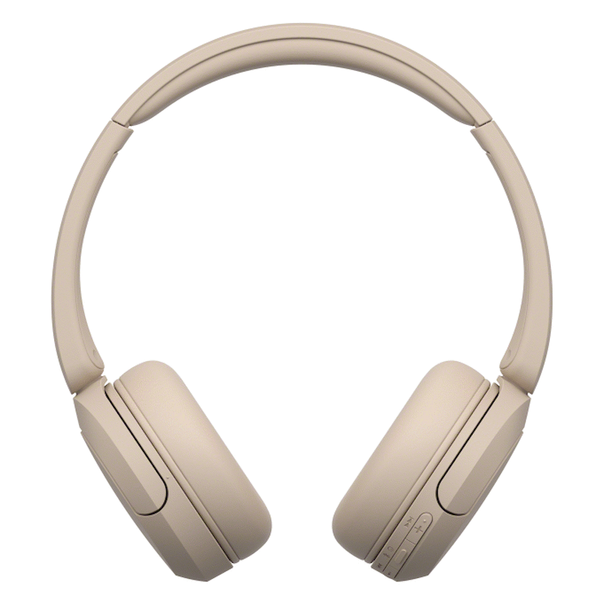 Sony WH-CH520 (Beige) Bluetooth On-Ear Headphones