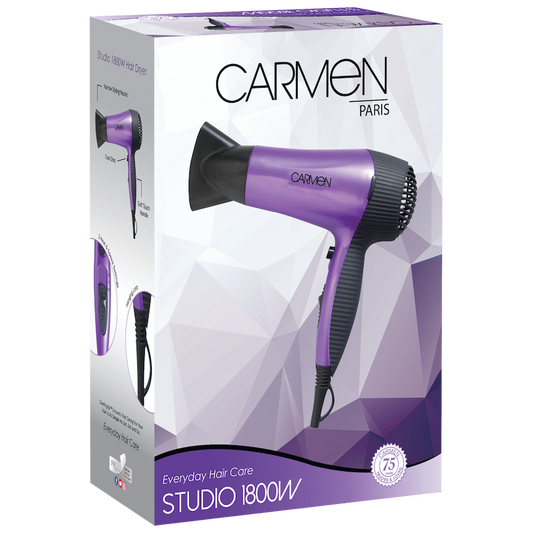 1936 - Carmen Studio 1800w Hair Dryer - Blue