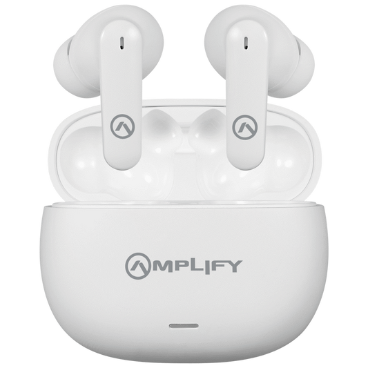 Amplify Aurum TWS Earphones with ANC + ENC - White