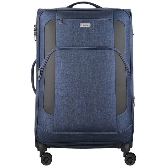 Travelwize Aurora 75cm 4-Wheel Spinner Trolley Case - Navy Melange