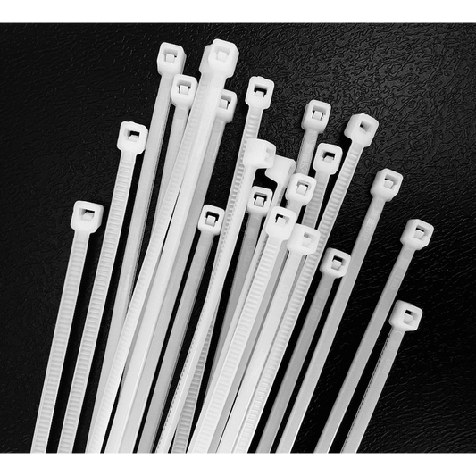 Ellies Cable Tie 2.5mm X 100mm -  100 PACK SIZE - WT