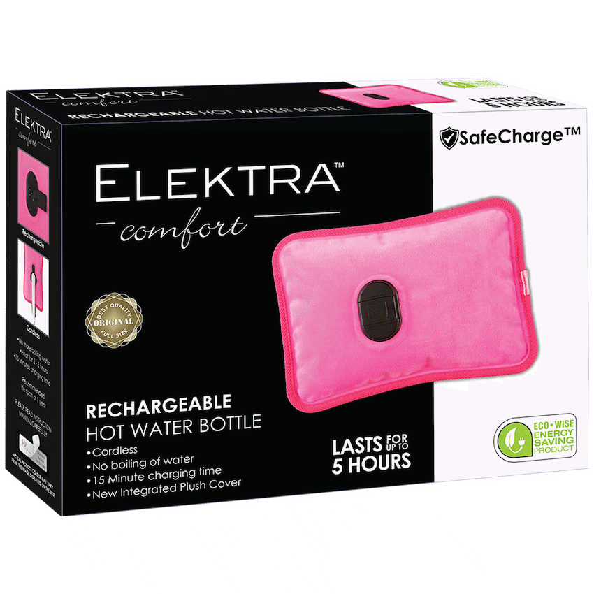 Elektra Pink Hot Water Bottle