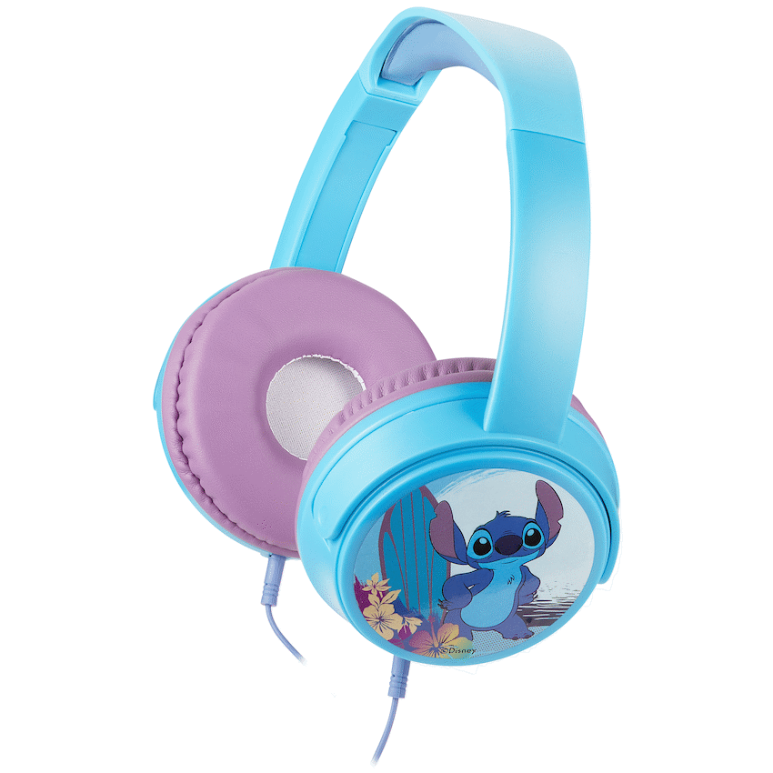 Disney Stitch Wired Headphones with 11 Stickers