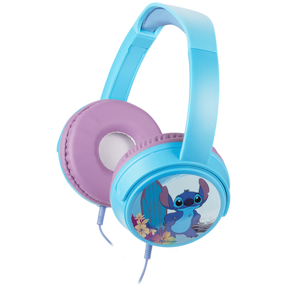 Disney Stitch Wired Headphones with 11 Stickers