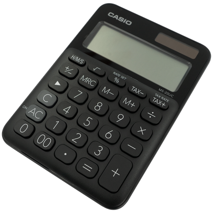 Casio MS-20UC - Desktop Calculator 12-Digit - Black