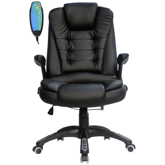 Everfurn Auto High Back Massage Function Office Chair