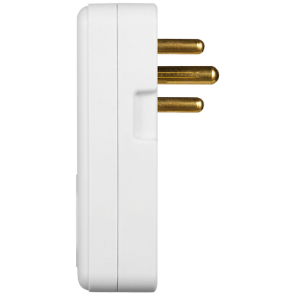 Ellies 3-Way Adaptor - White