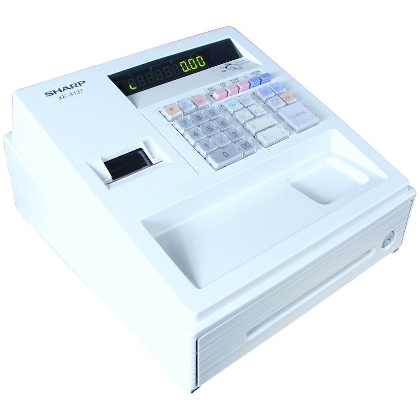 Sharp XE-A137-WH Cash register