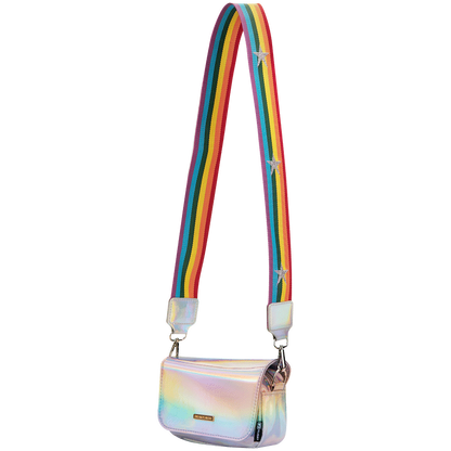Quest Rainbow Cross Body Bag - Silver