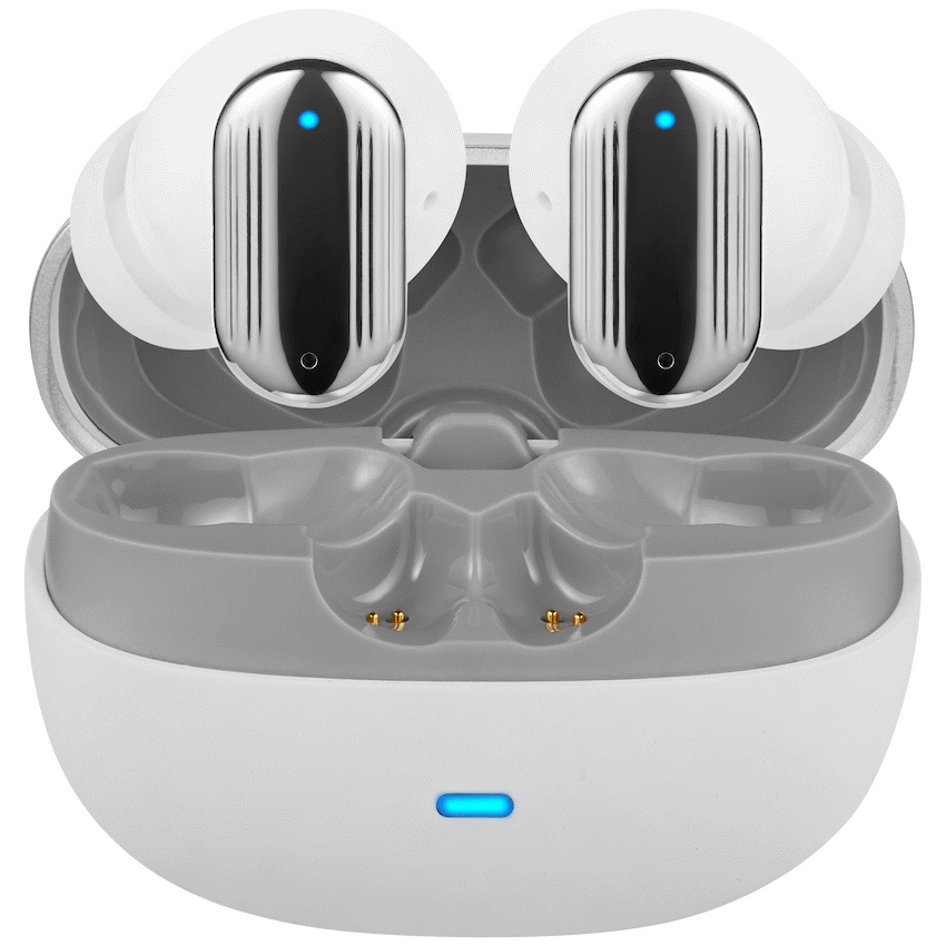 Pro Bass Flex Series TWS Earphone - White + Grey